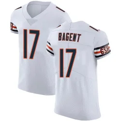Men's Tyson Bagent Chicago Bears No.17 Elite Vapor Untouchable Jersey - White