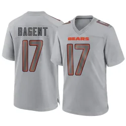 Men's Tyson Bagent Chicago Bears No.17 Game Atmosphere Fashion Jersey - Gray