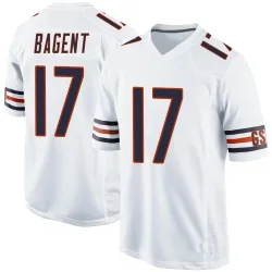 Men's Tyson Bagent Chicago Bears No.17 Game Jersey - White