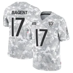 Men's Tyson Bagent Chicago Bears No.17 Limited 2024 Salute to Service Jersey - Arctic Camo