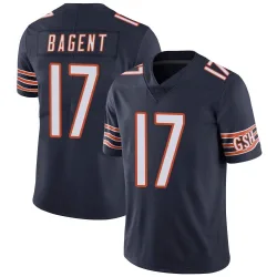 Men's Tyson Bagent Chicago Bears No.17 Limited Team Color Vapor Untouchable Jersey - Navy