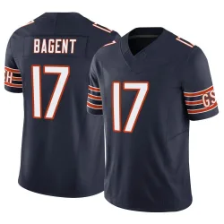 Men's Tyson Bagent Chicago Bears No.17 Limited Vapor F.U.S.E. Jersey - Navy