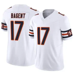Men's Tyson Bagent Chicago Bears No.17 Limited Vapor F.U.S.E. Jersey - White