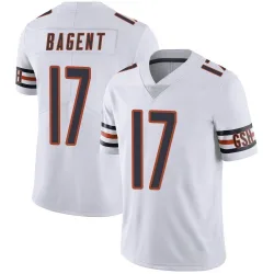 Men's Tyson Bagent Chicago Bears No.17 Limited Vapor Untouchable Jersey - White