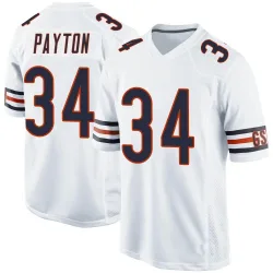 Men's Walter Payton Chicago Bears No.34 Game Jersey - White