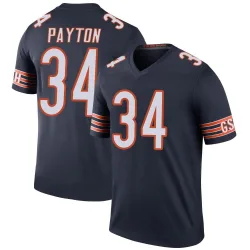 Men's Walter Payton Chicago Bears No.34 Legend Color Rush Jersey - Navy