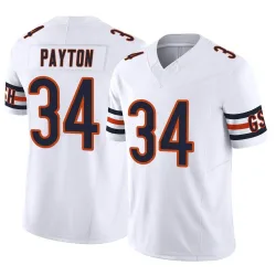 Men's Walter Payton Chicago Bears No.34 Limited Vapor F.U.S.E. Jersey - White