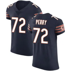 Men's William Perry Chicago Bears No.72 Elite Team Color Vapor Untouchable Jersey - Navy