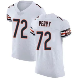 Men's William Perry Chicago Bears No.72 Elite Vapor Untouchable Jersey - White