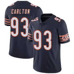 Men's Xavier Carlton Chicago Bears No.93 Limited Team Color Vapor Untouchable Jersey - Navy