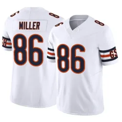 Men's Zach Miller Chicago Bears No.86 Limited Vapor F.U.S.E. Jersey - White
