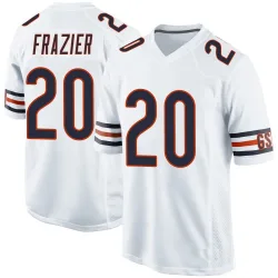 Men's Zah Frazier Chicago Bears No.20 Game Jersey - White
