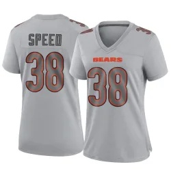 Women's Ameer Speed Chicago Bears No.38 Game Atmosphere Fashion Jersey - Gray