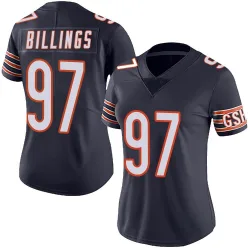 Women's Andrew Billings Chicago Bears No.97 Limited Team Color Vapor Untouchable Jersey - Navy