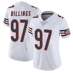Women's Andrew Billings Chicago Bears No.97 Limited Vapor Untouchable Jersey - White