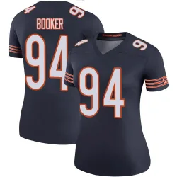 Women's Austin Booker Chicago Bears No.94 Legend Color Rush Jersey - Navy