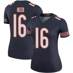 Women's Austin Reed Chicago Bears No.16 Legend Color Rush Jersey - Navy