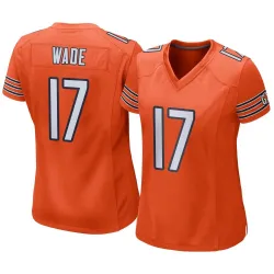 Women's Barrington Wade Chicago Bears No.17 Game Alternate Jersey - Orange