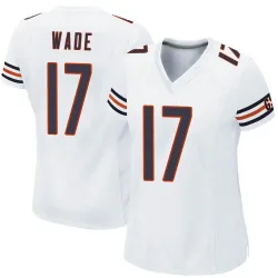 Women's Barrington Wade Chicago Bears No.17 Game Jersey - White