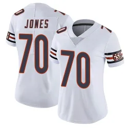 Women's Braxton Jones Chicago Bears No.70 Limited Vapor Untouchable Jersey - White