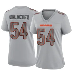Women's Brian Urlacher Chicago Bears No.54 Game Atmosphere Fashion Jersey - Gray