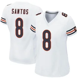 Women's Cairo Santos Chicago Bears No.8 Game Jersey - White