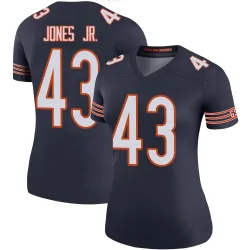 Women's Carl Jones Jr. Chicago Bears No.43 Legend Color Rush Jersey - Navy