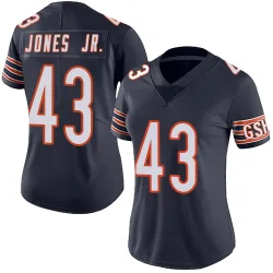 Women's Carl Jones Jr. Chicago Bears No.43 Limited Team Color Vapor Untouchable Jersey - Navy