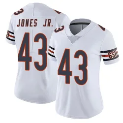 Women's Carl Jones Jr. Chicago Bears No.43 Limited Vapor Untouchable Jersey - White
