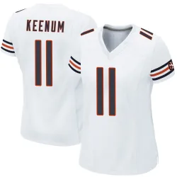 Women's Case Keenum Chicago Bears No.11 Game Jersey - White