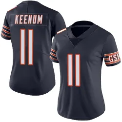 Women's Case Keenum Chicago Bears No.11 Limited Team Color Vapor Untouchable Jersey - Navy