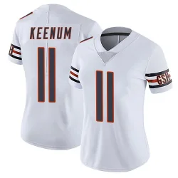 Women's Case Keenum Chicago Bears No.11 Limited Vapor Untouchable Jersey - White