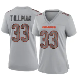 Women's Charles Tillman Chicago Bears No.33 Game Atmosphere Fashion Jersey - Gray