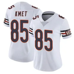 Women's Cole Kmet Chicago Bears No.85 Limited Vapor Untouchable Jersey - White
