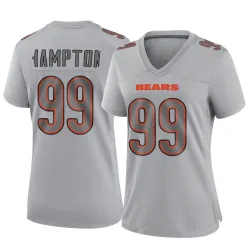 Women's Dan Hampton Chicago Bears No.99 Game Atmosphere Fashion Jersey - Gray