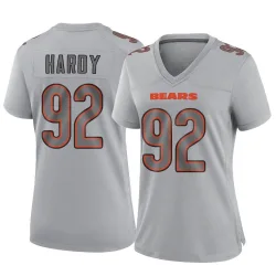 Women's Daniel Hardy Chicago Bears No.92 Game Atmosphere Fashion Jersey - Gray