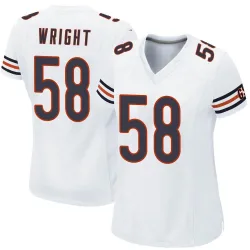 Women's Darnell Wright Chicago Bears No.58 Game Jersey - White