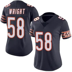 Women's Darnell Wright Chicago Bears No.58 Limited Team Color Vapor Untouchable Jersey - Navy