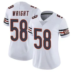 Women's Darnell Wright Chicago Bears No.58 Limited Vapor Untouchable Jersey - White