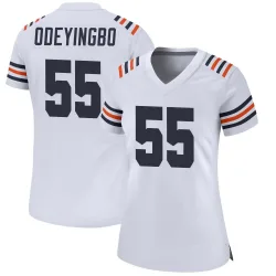 Women's Dayo Odeyingbo Chicago Bears No.55 Game Alternate Classic Jersey - White