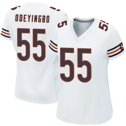 Women's Dayo Odeyingbo Chicago Bears No.55 Game Jersey - White