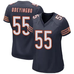 Women's Dayo Odeyingbo Chicago Bears No.55 Game Team Color Jersey - Navy