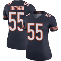 Women's Dayo Odeyingbo Chicago Bears No.55 Legend Color Rush Jersey - Navy