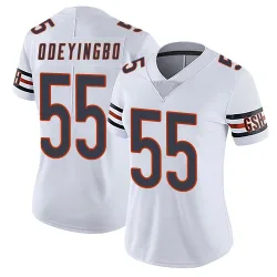 Women's Dayo Odeyingbo Chicago Bears No.55 Limited Vapor Untouchable Jersey - White