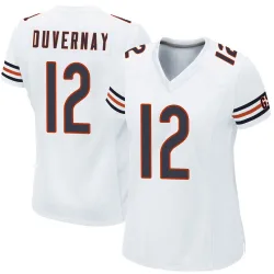 Women's Devin Duvernay Chicago Bears No.12 Game Jersey - White