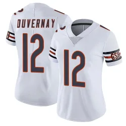 Women's Devin Duvernay Chicago Bears No.12 Limited Vapor Untouchable Jersey - White