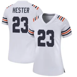 Women's Devin Hester Chicago Bears No.23 Game Alternate Classic Jersey - White