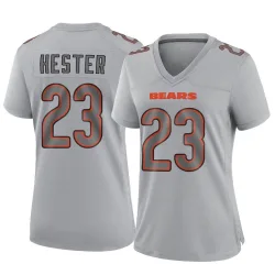Women's Devin Hester Chicago Bears No.23 Game Atmosphere Fashion Jersey - Gray