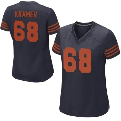 Women's Doug Kramer Jr. Chicago Bears No.68 Game Alternate Jersey - Navy Blue