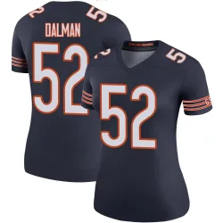 Women's Drew Dalman Chicago Bears No.52 Legend Color Rush Jersey - Navy